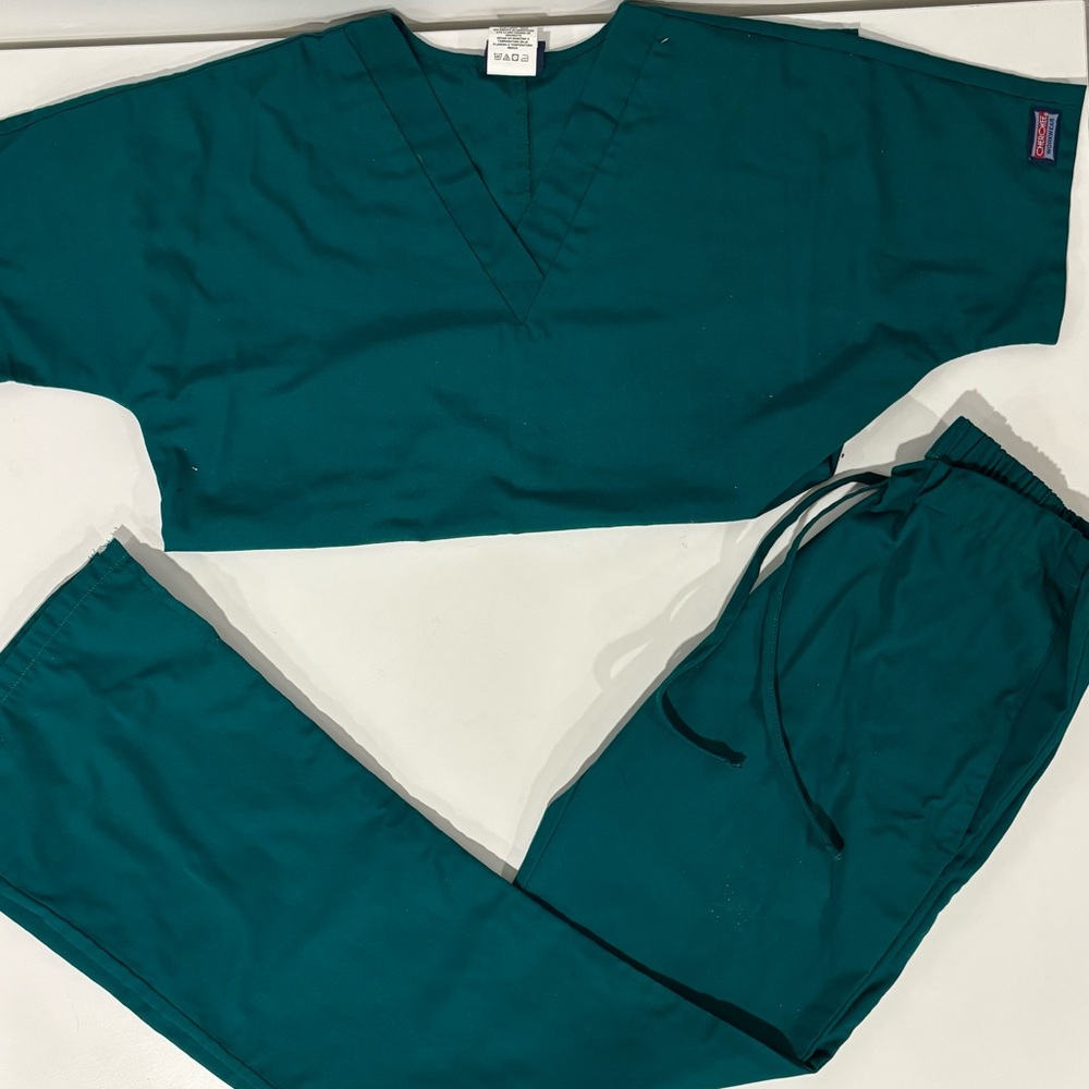 Cherokee Boxy Blue Green Short Sleeve Tee